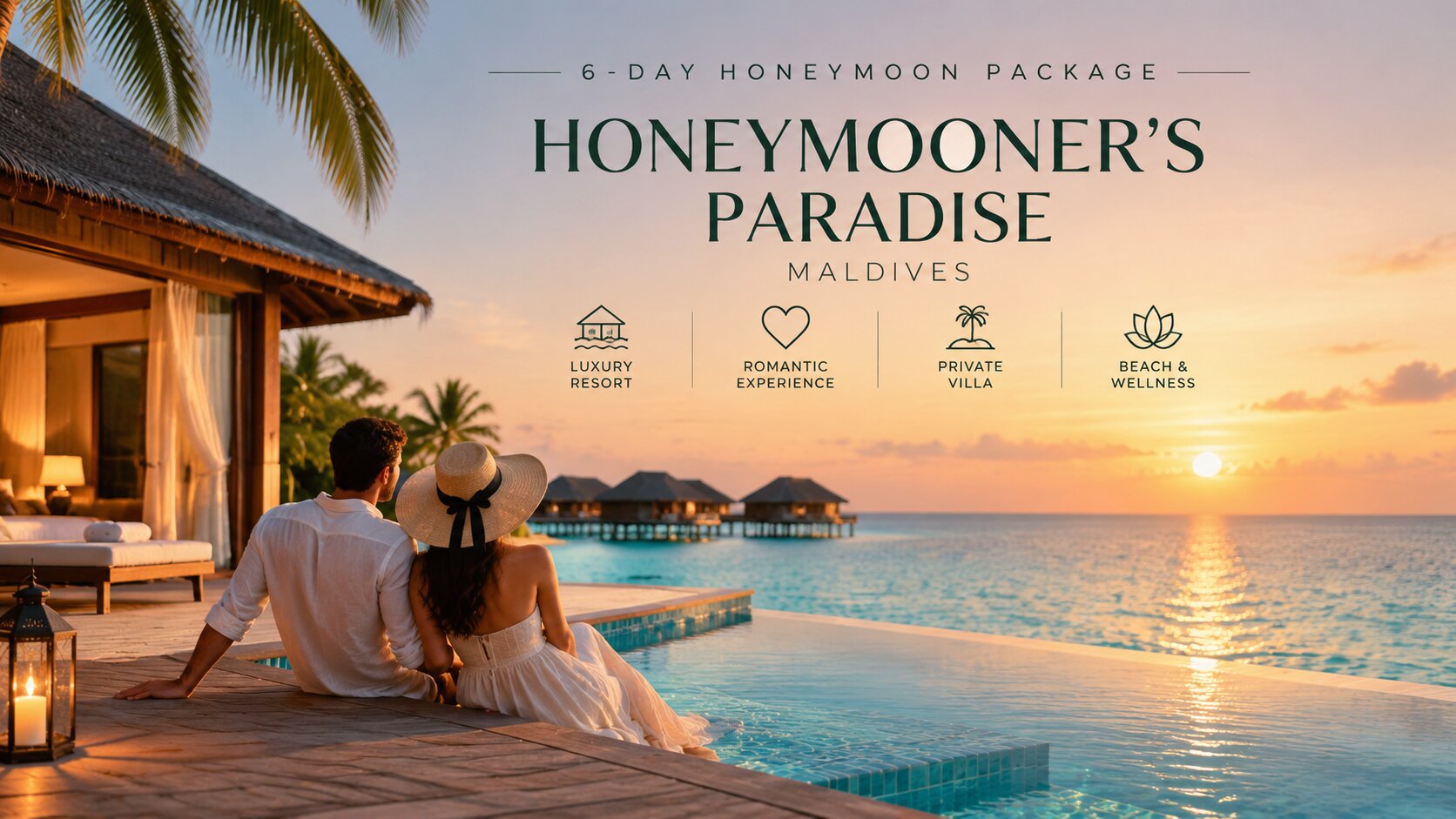 6-Day Maldives Honeymoon Tour | Honeymooner's Paradise