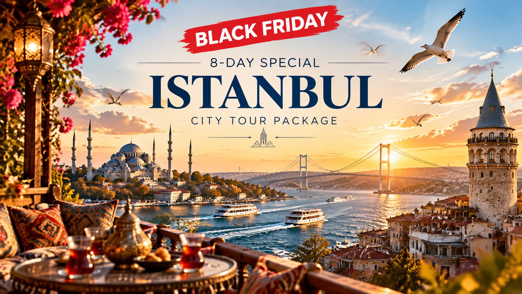 تور ویژه ۸ روزه استانبول – Black Friday