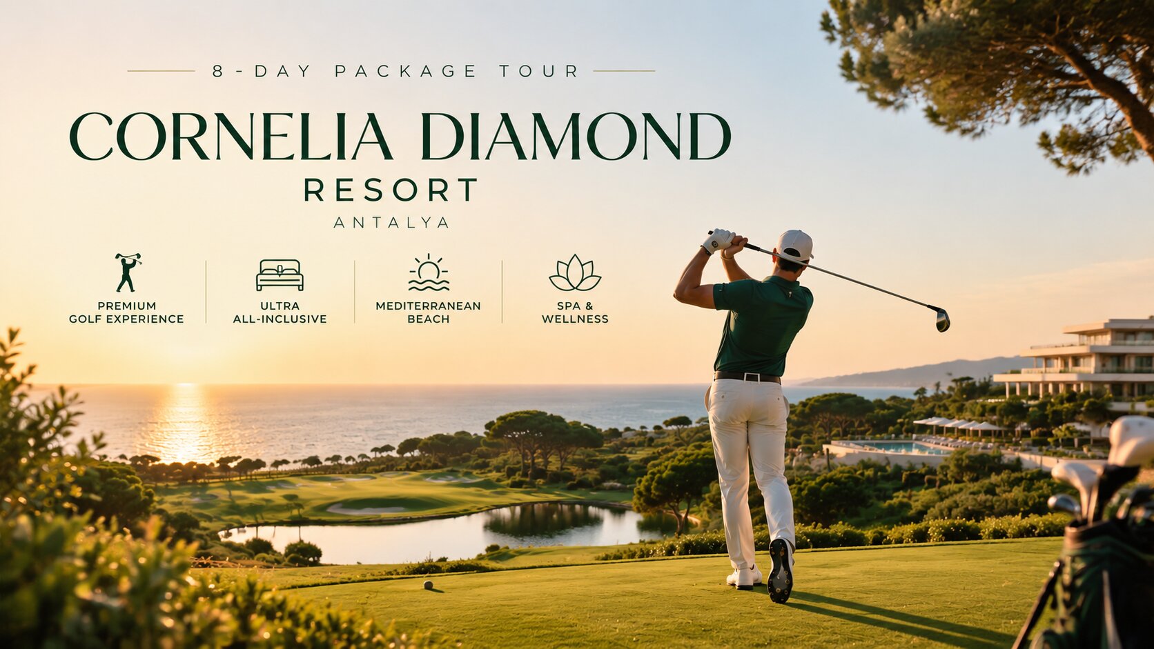 8-Day Cornelia Diamond Golf Resort Antalya Tour
